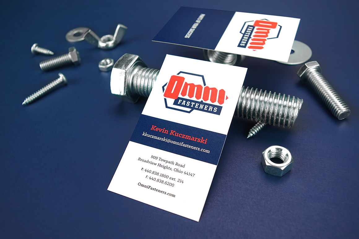 Omni Fasteners business cards