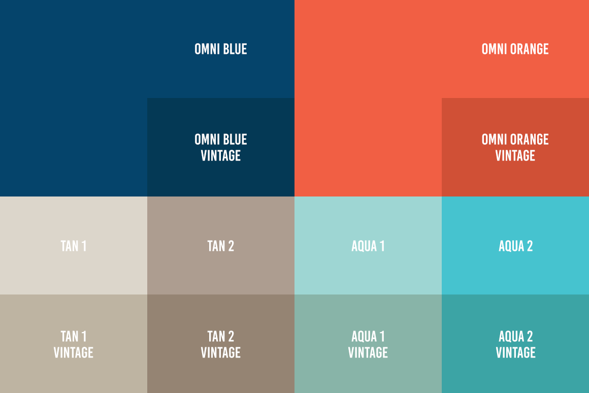 Omni Fasteners color palette