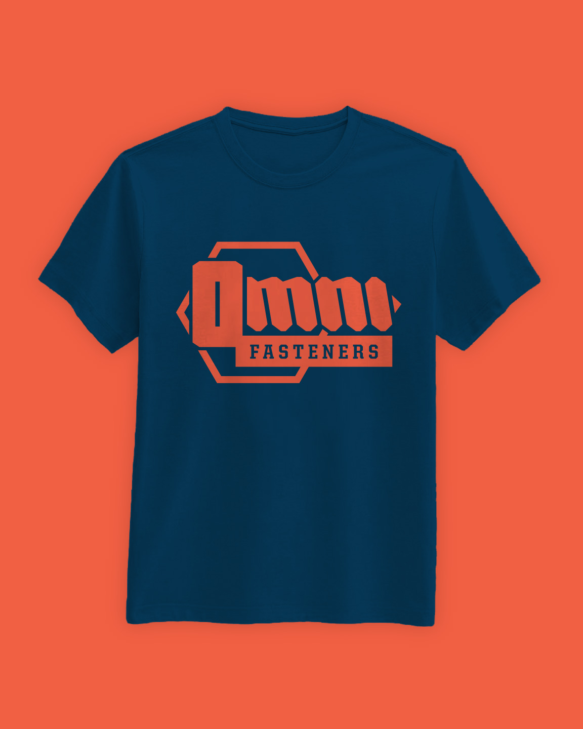 Omni Fasteners t-shirt mockup